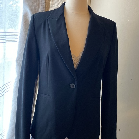 Zara Women's Black Blazer Jacket size 10 - Picture 2 of 8
